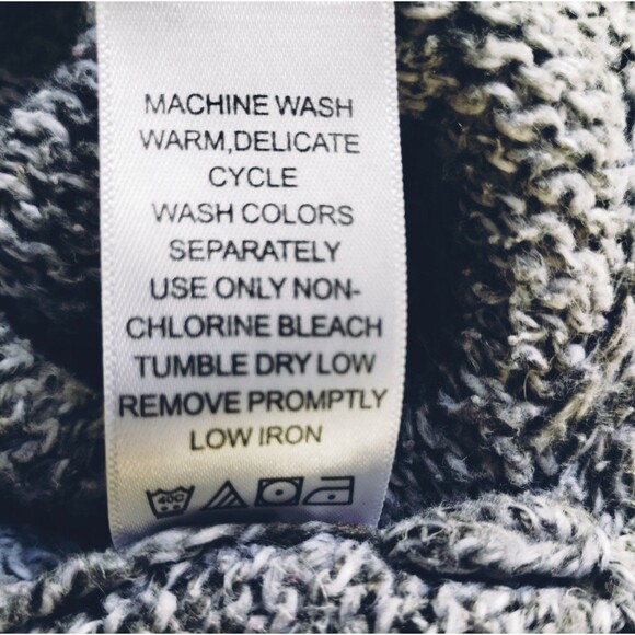 Baggy Grey Lightweight Long Tunic Sweater Women's 1X  Boatneck Long Sleeve Cozy - Picture 7 of 10